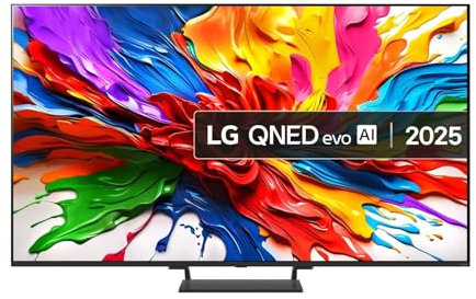LG 55 Inch 55QNED93A6A QNED evo AI QNED93 4K QNED MiniLED webOS Smart TV 2025 144hz VRR, α8 AI Processor 4K Gen2, Dolby Atmos, Dolby Vision, Dynamic QNED Color Pro