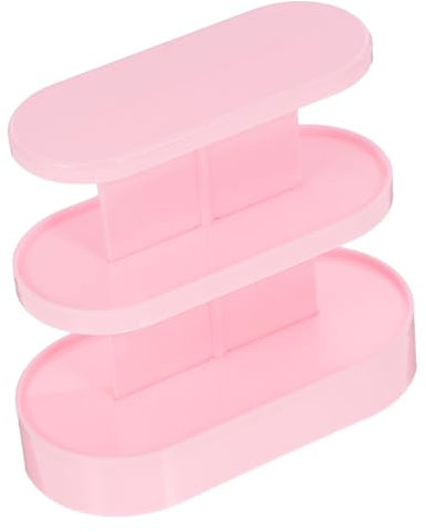 GARIOUANS Miniature Dollhouse Shelf Scale Display Rack for Doll House Furniture Pink Storage Accessory for Room Decoration Versatile Dollhouse Adornment