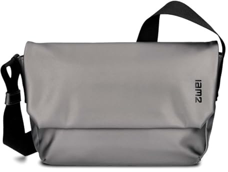 Zwei Umhängetasche Cargo CA60 Messenger-Bag 3 Liter wasserfeste Umhängetasche für Damen Herren & Teenager (metallic-stone)