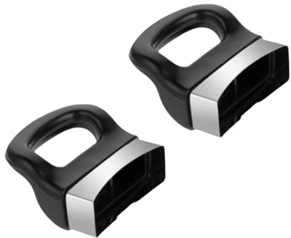 Cldaisy 2Pcs Black Replacement Handles for Pots, Metal Pressure Pan Handle Ear Replacement Universal Pan Side Handle for Home Kitchen Cookware