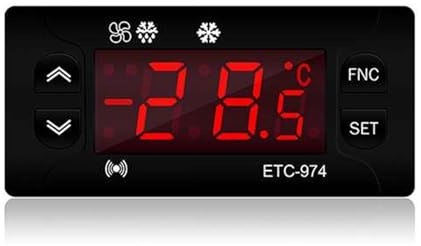 Wadakada ETC-974 Mini Temperature Controller Refrigerator Thermostat Regulator Thermoregulator Thermocouple Dual Sensor