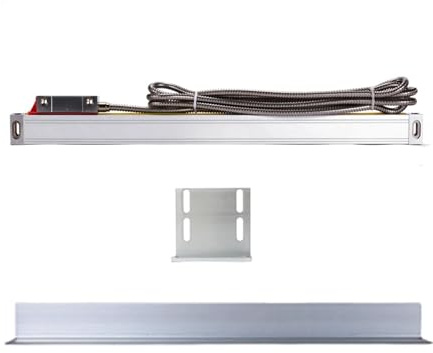 Riga lineare, Righello ottico lineare con 5U 5V TTL DB9 Dimensioni 50mm-450mm for tornio fresa CNC per fresatrici(Working length 50mm)