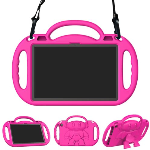 Sonlaryin Lightweight Child Protective Case - Sonlaryin Lightweight Kid-proof Case with Handle and Kickstand, Not for TCL Tablet -Pink