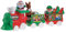 LITTLE PEOPLE MUSICAL CHRISTMAS TRAIN - tolles Spielset Weihnachten (Eisenbahn mit Weihnachtsmann, Elfen, Rentier - mit Musik) aus USA