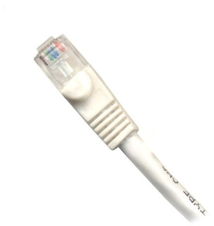 Riteav – 22,9 m (22.9 m) RJ45/RJ45 m/m Crossover CAT5e Ethernet cavo – bianco