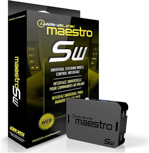 iDatalink Maestro SW Steering Wheel Control Adapter (ADS-MSW) - Connects your Car's Steering Wheel Audio Controls to Select Aftermarket Car Stereos