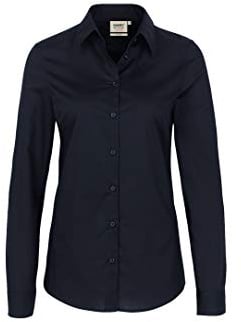 Hakro Bluse, 121 1/1 Arm Performance,Schwarz,M