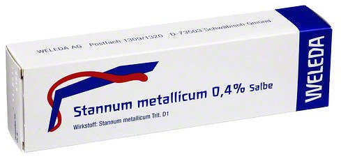 Weleda STANNUM METALLICUM SALBE 0,4% 70 g Salbe für Erwachsene, Gesundheit und Wellness, Homöopathie-Interessierte, unisex