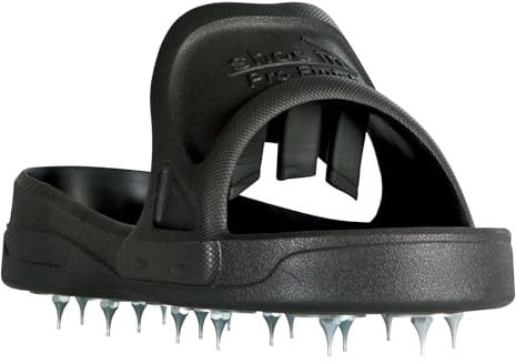 Midwest Rake Sharp Spiked Style Shoes for Resinous Coatings, with Replaceable Spikes Medium (Various Sizes: M -XL)