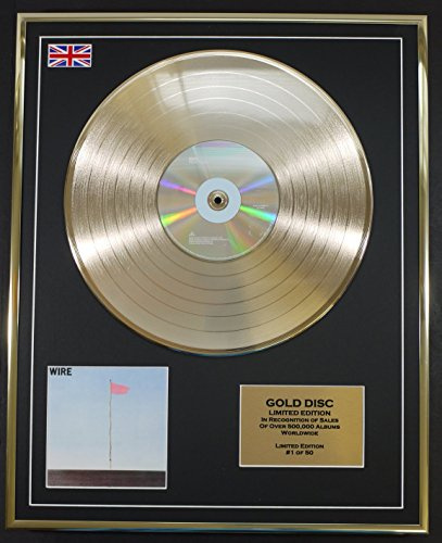 WIRE/Cd Gold Disc Record Limited Edition/PINK FLAG