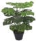 Leaf Plante Artificielle en Pot Noir 60 cm Monstera