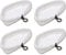 PIQIUQIU 4 Pezzi Steam Mop Pad, Tamponi di Ricambio per Panni Lavabili, Scopa a Vapore Universale in Microfibra