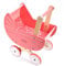 SOKA Doll World Pram Push Along Toy Baby Toddler First Step Activity Walker Push & Pull Walking Wagon Princess Pretend Play Pushchair Gift for Kids Children Girls Ages 3 year old +