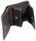 Petit Porte Monnaie Katana en Cuir grainé réf 953047 (11 coul. disp.) (Choco)