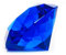 Eterspr 50mm Diamantes de Cristal Azul, Azul Transparentes Diamantes de Imitación, Decoración Diamantes, para Decoración de Bodas, Decoración de Fiestas, Decoración de Escaparates(Azul)