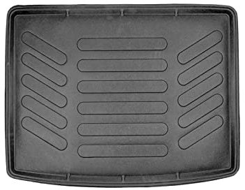 Trimak Passgenau 3D Kofferraumwanne Kompatibel mit Mercedes B Klasse W242 W246 2011-2018 Kofferraummatte Schutzmatte Auto Zubehör Antirutschmatte Kantenschutz TPE Gummi Dauerhaft Schwarz