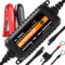 MOTOPOWER MP00205B 12V 1000mA Chargeur/Mainteneur de Batterie entièrement Automatique - Noir