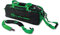 Vise Clear Top Bowlingtasche mit 3 Kugeln, Schwarz/Grün