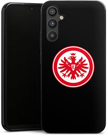 DeinDesign Slim Case extra dünn kompatibel mit Samsung Galaxy A34 5G Silikon Handyhülle schwarz Hülle Eintracht Frankfurt SGE Adler