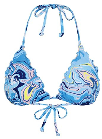 Chiemsee Bikini-Top mit gerüschten Säumen