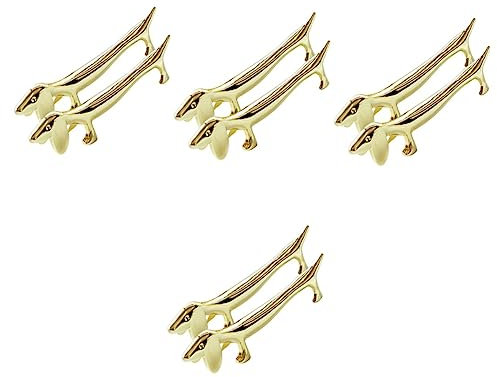 WeBert 8 Pezzi Poggia Bacchette in Metallo Decorazioni for Desktop Ceramica Strumenti Cuscino Decorativo Supporto for stoviglie Poggiacoltelli Poggia Bacchette Portaposate Organizer for Posate Poggia