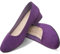 AISFAES Damenschuhe, niedrig, klobig, Blockabsatz, bequeme Pumps, Loafer, geschlossene Zehen, klassisch, elegant, elegant, Arbeitsschuhe, Violett, 40.5 EU
