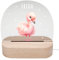 DEL MÀ Unique & Personal Personalisiertes Flamingo Nachtlicht Kinder & Babys Babyzimmer Deko Kinderzimmer Nachtlampe Mädchen Jungen Kinderlampe Inkl. Holzfuß & Netzteil