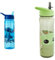 Disney Stitch Water Bottle Flip Up Straw 600ml – Official Merchandise by Polar Gear & Mandalorian Water Bottle with Straw – Reusable Kids 600ml PP in Grey & Green – Official Merchandise
