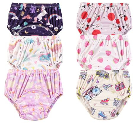 DUDUFUN 6er-Pack Baby Kleinkinder Töpfchen Trainingshose Trainerhose für Jungen und Mädchen 3-4 Jahre