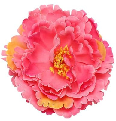 Broches à fleurs de pivoine broches à fleurs délicates classique pour fête de mariage danse pour femmes épingles à revers robe costume vêtements accessoires cadeaux de noël de saint-valentin (Rouge-2)
