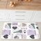 Comart - Tappeto Cucina Malaga - Passatoia 100% PVC - Antimacchia - Antiscivolo - Impermeabile - Tappetino Lavabile in Lavatrice - Corsia Moderna per Cucina e Corridoio - Lavanda - 55x75 cm