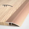 Übergangsleiste Ausgleichsprofil Aluminium Übergang Leiste Übergangsprofil Für Türschwelle/Holzböden/Laminat/Fliesen, Höhenausgleich 0.5-1.2cm(Rose gold)