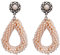 Alpenflüstern Trachten Glamour-Ohrhänger Perlen- Tropfen Helena mit Ohrstecker - Damen-Trachtenschmuck, Trachten-Ohrringe (apricot) DOR066
