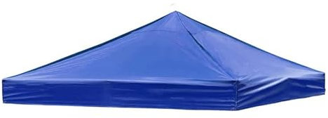 VINCINEY Toile pour Tonnelle Auvent de Remplacement UV en Tissu Oxford 420D, auvent de Tente de Camping, Couverture supérieure de Jardin, Barbecue, gazébo(Blue,3x4.5M)