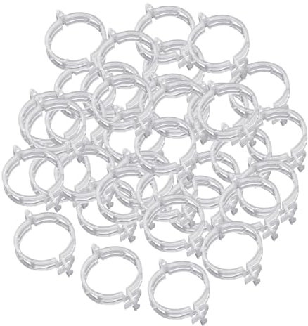 CWPFVQA 300 Pièces Pinces À Cravates À Vin, Pinces De Support pour Plantes, Pinces À Treillis, Clips De Connexion pour Plantes, Boucles en Rotin, Clips De Culture De Fleurs Et De Légumes