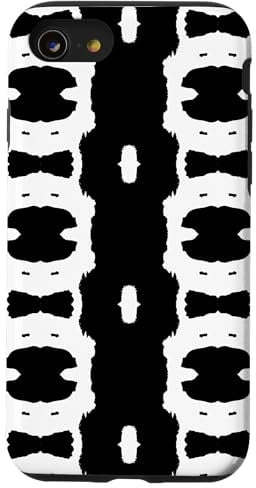 iPhone SE (2020) / 7 / 8 Black White Pattern Case