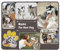 Personalised Mouse Mats with Pet Dog Cat Photos, Customised Mouse Pad Design Desk Mat Non-slip Mousepad Printed Collage 7 Images, Funny Mouse Pad Gifts for Friends Family Christmas Birthday Holiday