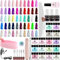 EBANKU 50 Color Dip Powder Nail Kit with Electric Nail Drill Base & Top Coat/Activator Liquid Nail Art Manicure Salon DIY for Daily at Home Party Gifts for Women