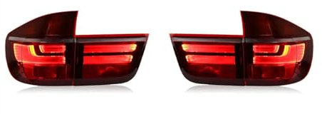 ANram Auto Rückleuchte Für BMW E70 X5 2007 2008 2009 2010 2011 2012 2013,Hoch positioniertes drittes Bremslicht Rücklicht Drittes Bremslicht fürs Auto Zubehör,Red