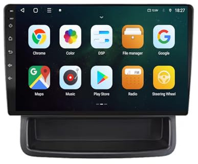 Android 13 2 DIN Car Radio Stereo para Opel Vivaro A Nissan primastar 2006-2014 9 Pulgadas Autoradio con WiFi GPS Rear View Camera RDS FM BT DVR SWC Ventilador de refrigeración(2+32G)