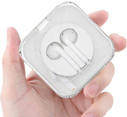 PZOZ Kopfhörer-Hülle, kompatibel mit Apple iPhone/iPad/iPods, EarPods Eurbuds, Kopfhörerkabel-Organizer, Abdeckung, kabelgebundener Manager-Halter, Mini-Aufbewahrung, Kabel-Management-Ohrhörer