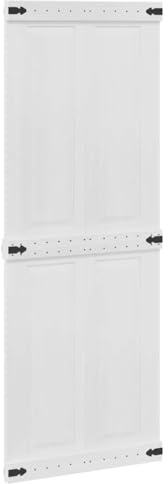 Mokuyary Porte Corona Blanc 80 x 210 cm Bois d'ingénierie Porte d'intérieur pour Salon, Chambre, Cuisine, Salle de Bain