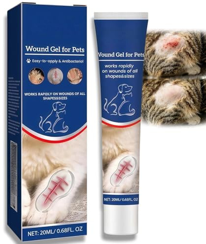 SEECCC Dog Plasters for Wounds, Pet Wound Care Gel & Liquid Bandage Spray for Dogs & Cats - Waterproof Protective Gel, Dogs Leg Wound Protector, Cat Wounds Cream for Fast Regain