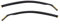 J&J AUTOMOTIVE | Heko Deflecteurs d'air Déflecteurs de Vent Compatible avec 206 1998-2006 4/5P. Berlina, Ensemble 2 pcs, Aérodynamique, Montage Facile
