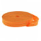 25m Baumwoll-Schrägband uni 20mm breit gefalzt Einfassband 50 Farben wählbar, Farbe:hellorange
