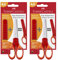 Faber-Castell - Schulschere Grip mit Klingenschutz (2x rot)