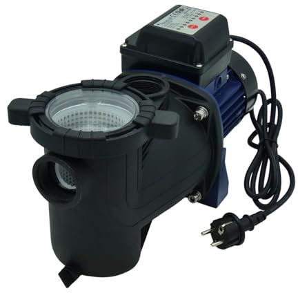 EDENEA Pompe pour Filtration Piscine avec Timer Intégré - 1/2CV - (en complément d'un Filtre)