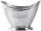 MichaelNoll Champagnerkühler Champagnerschale Flaschenkühler Weinkühler Sektkühler Getränkekühler - Aluminium Metall, Silber Party Raw XL Champagne - Kühler für Sekt, Wein und Champagner - 36,5 cm