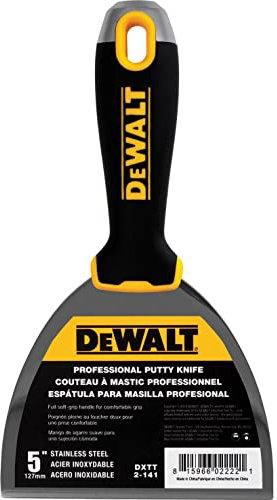 DeWALT Drywall Hammer End Jointing/Filling Knife 125mm (5in)