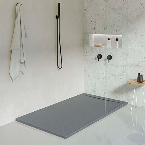 KOES - Receveur de douche en résine modèle LIENA – 90x200 – Anthracite RAL 7016